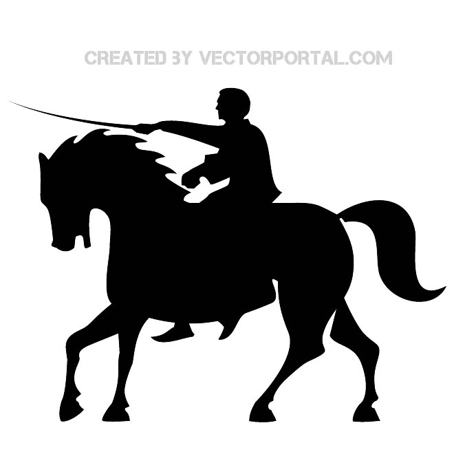 660x660 Rider Vector Silhouette