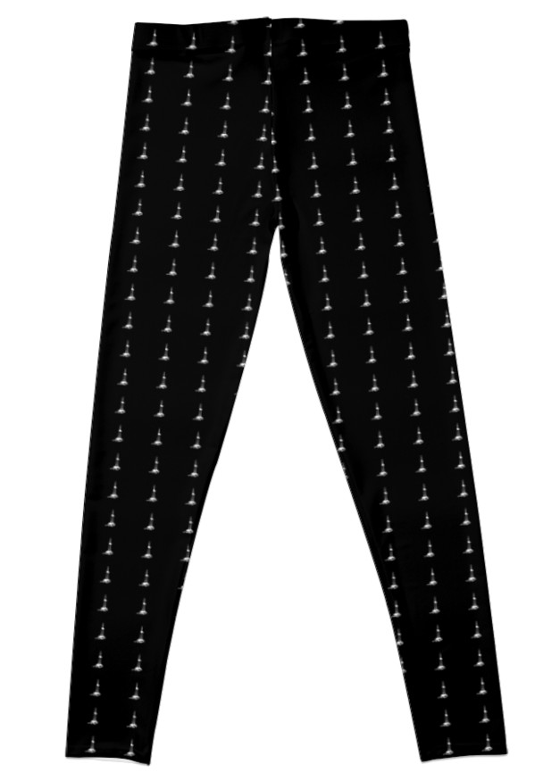 608x875 Oil Drilling Rig Silhouette On Black Leggings By Oilfieldgifts
