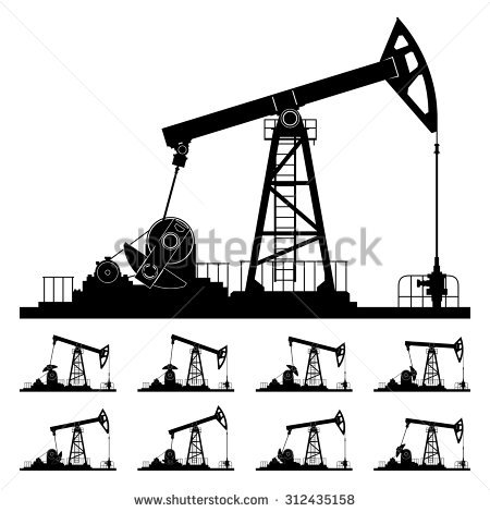 Drilling Rig Silhouette at GetDrawings | Free download