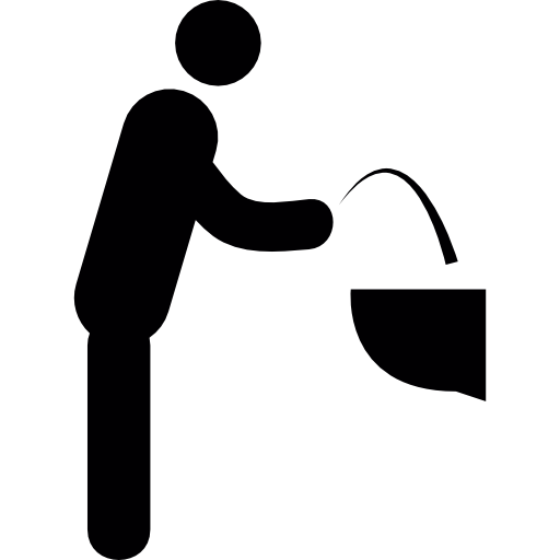 512x512 Man Drinking Water In Public Place