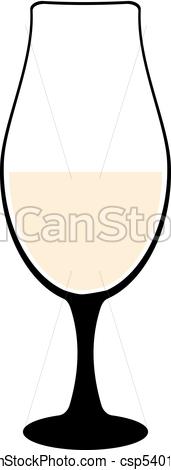 171x470 Vine Glass Silhouette Of Goblets With Wine Or Drinks Vector