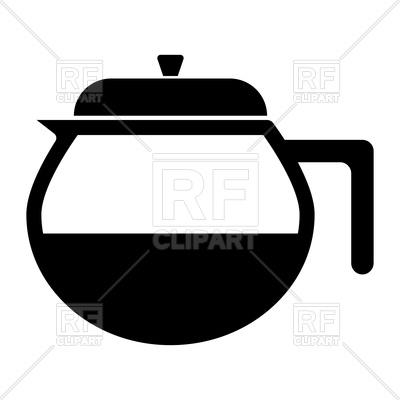 400x400 Capacity For Hot Drinks Black Icon Royalty Free Vector Clip Art