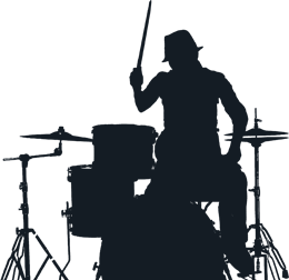 Drummer Silhouette at GetDrawings | Free download