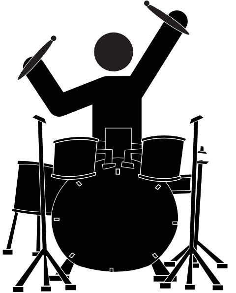 Drummer Silhouette at GetDrawings | Free download