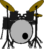 150x166 Music, Set, Outline, Drum, Drawing, Silhouette