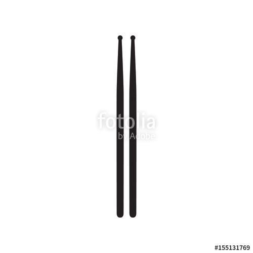 500x500 Drumsticks Or Drum Sticks On White Background Stock Image