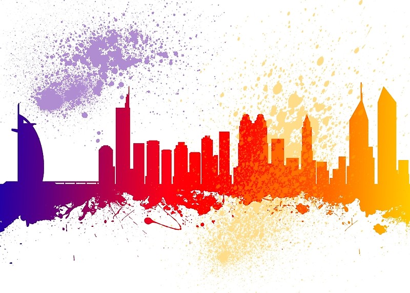 800x571 Dubai Skyline Canvas Prints By Chris2766 Redbubble