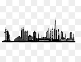 260x200 Free Download Dubai Silhouette Skyline Clip Art