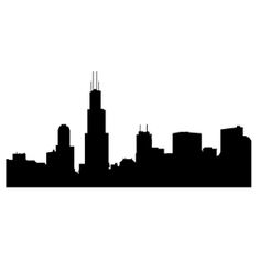 236x236 Chicago Skyline Silhouette