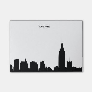 307x307 Skyline Post It Notes Zazzle