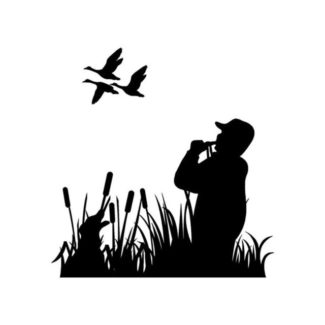 640x640 Duck Hunting Silhouette Images