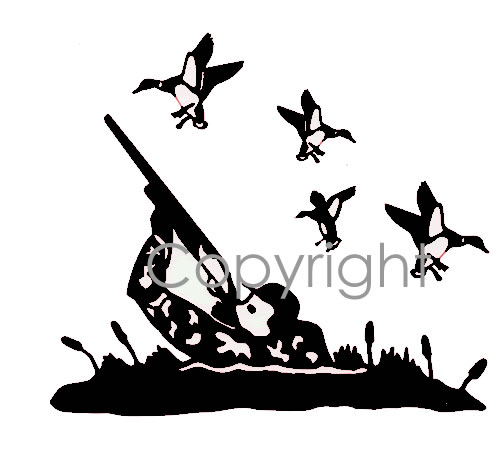 500x455 Duck Hunt! Decal