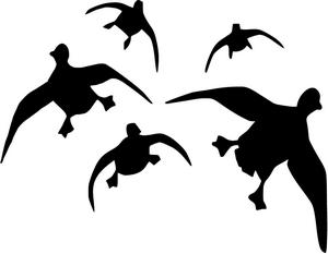 Duck Hunting Silhouette at GetDrawings | Free download