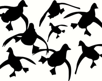 340x270 Duck Wall Decal Etsy