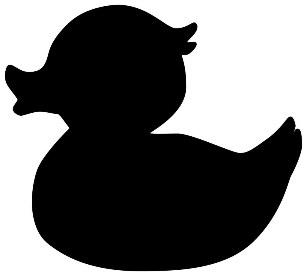1024x921 Outline Of Duck