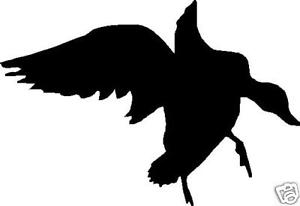 300x206 Silhouette Landing Duck Hunting Decal 7 X 5 Ebay