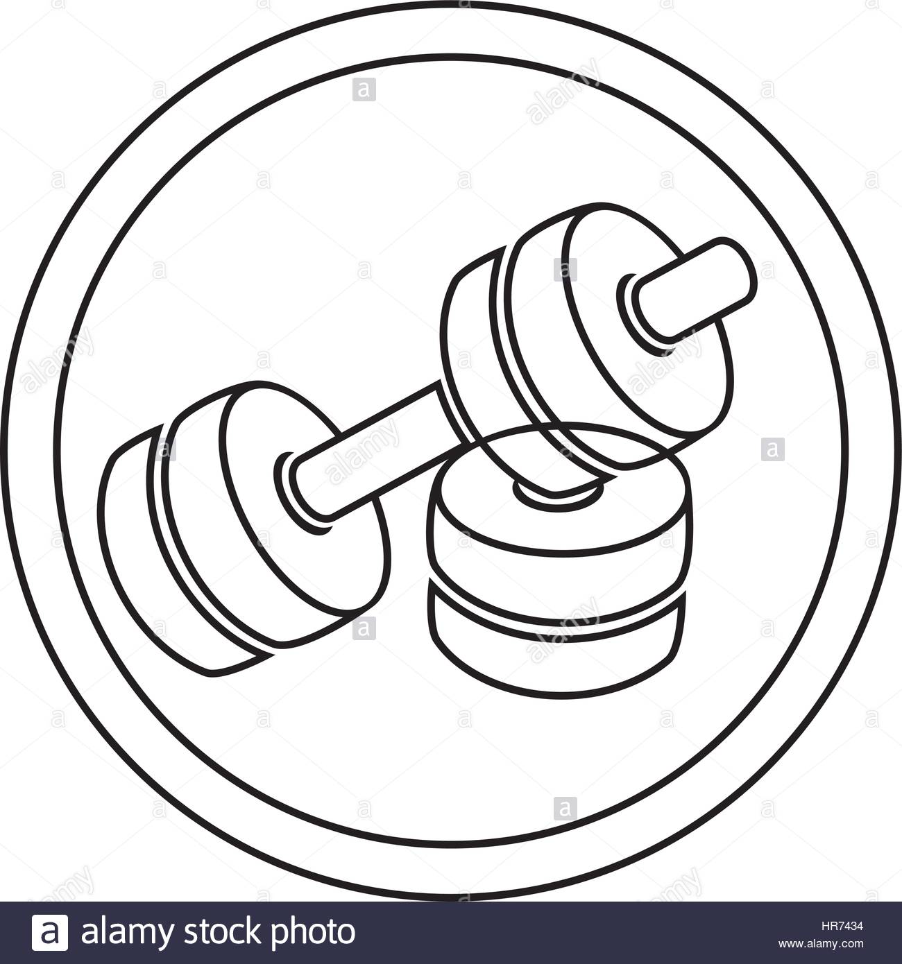 1300x1390 Silhouette Frame With Set Dumbbell Stock Vector Art Amp Illustration