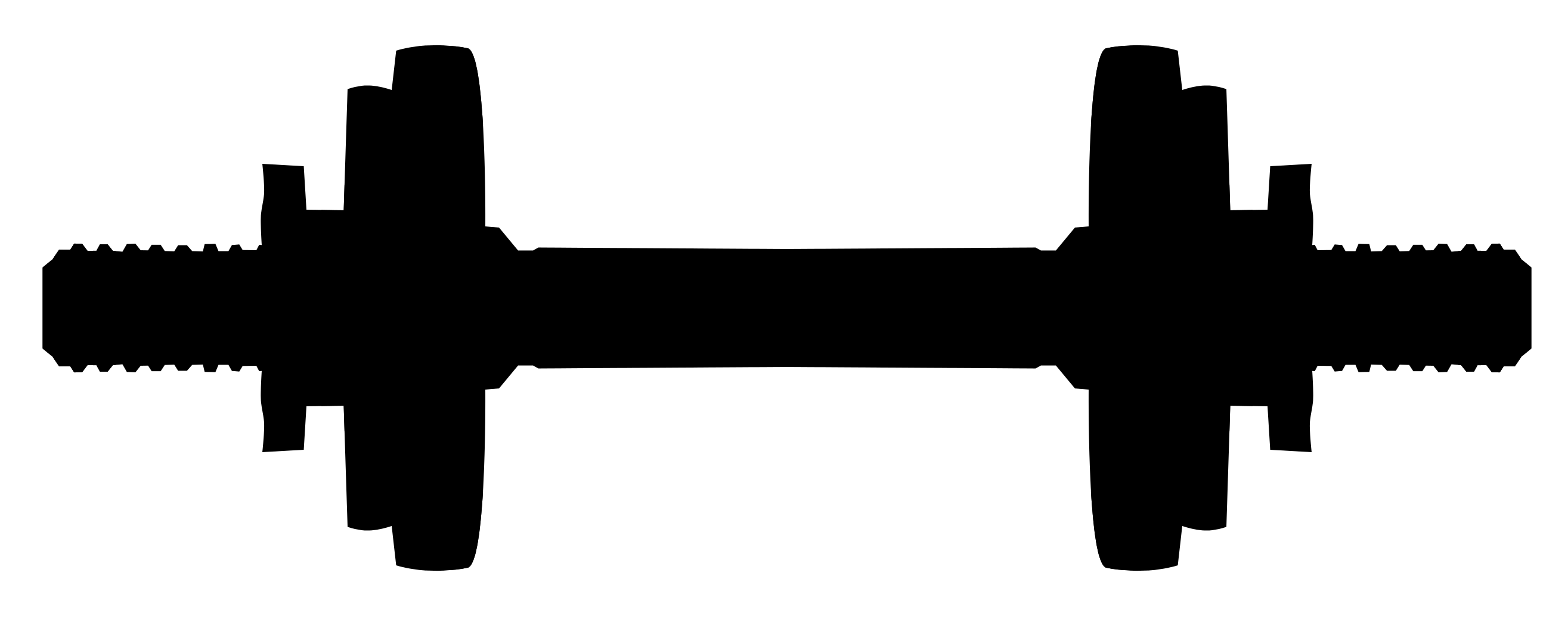 Dumbbell Silhouette at GetDrawings | Free download