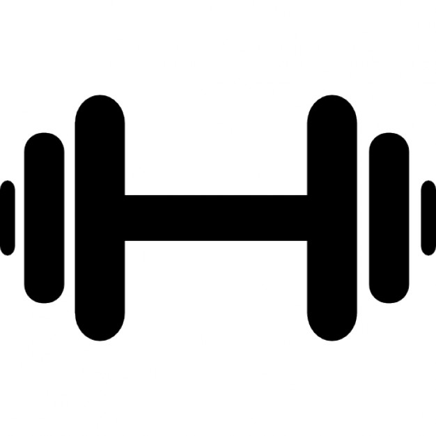 Dumbbell Silhouette Vector at GetDrawings | Free download