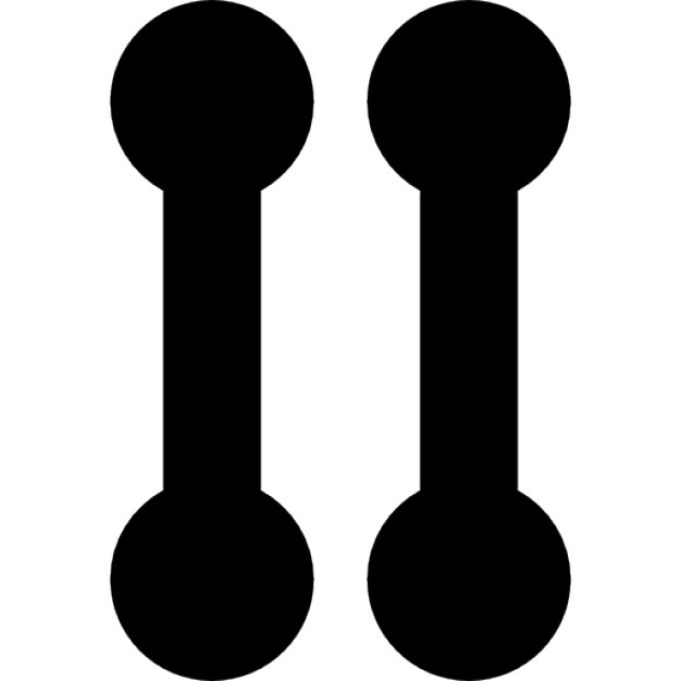 626x626 Dumbbells Couple Silhouette Icons Free Download