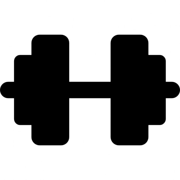 Dumbbell Silhouette Vector at GetDrawings | Free download