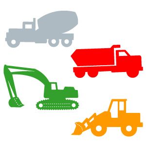 300x300 Construction Vehicles Blueprints