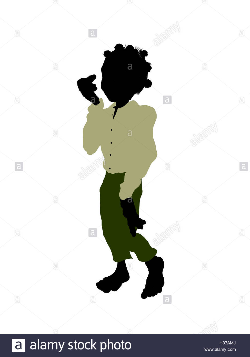 975x1390 Dwarf Silhouette Illustration Stock Photo 122478626