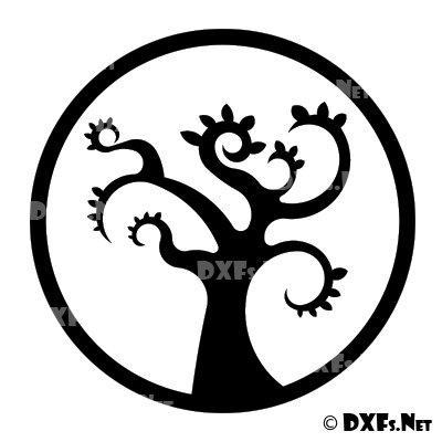 400x400 Pin By Miroslava On Dxf Tree Silhouette, Modern