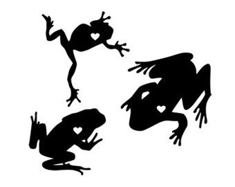 340x270 Frogs Heart Svg Dxf Jpeg Png File Instant Download Stencil