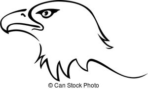 300x180 Silhouette Of Flying Eagle Vector Clipart Royalty Free. 1,283
