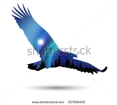 450x406 Tawny Eagle Clipart Flight Silhouette