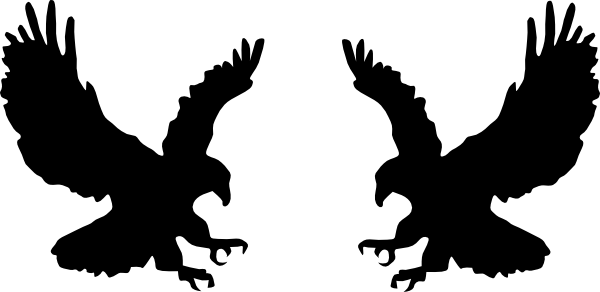 600x292 Fighting Eagles Clip Art
