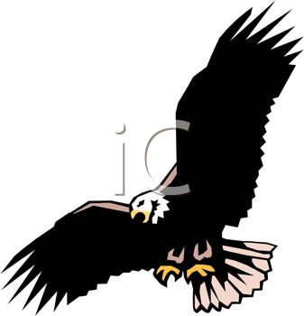 337x350 Free Eagle Silhouette Clipart