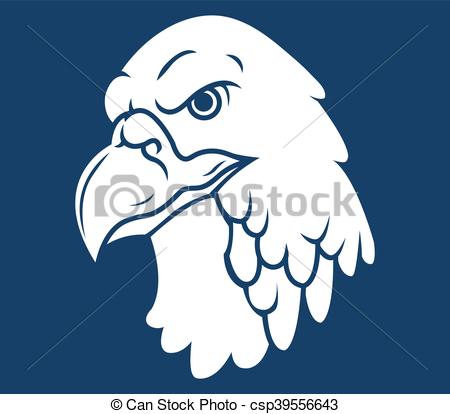 450x414 Vector Illustration Of Bald Eagle Head Silhouette Eps Vector