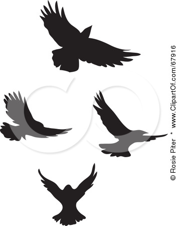 355x450 Bird Of Prey Clipart Flight Silhouette Clip Art