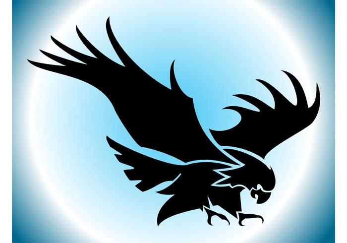 700x490 Flying Eagle Silhouette