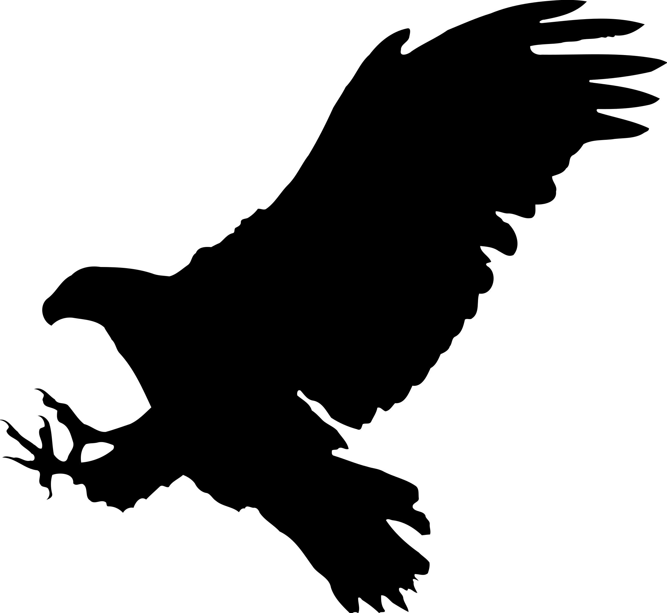 2227x2048 Eagle 9 Silhouette Clipart