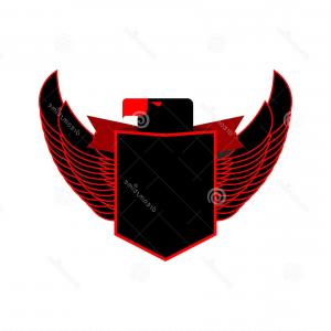 300x300 Photomajestic Flying Falcon Bird With Raised Wings In Profile Blue