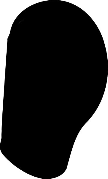 360x599 Ear Shadow Clip Art