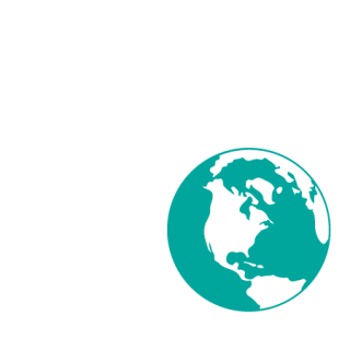 320x320 The World Is Yours Earth Silhouette Wall Decal