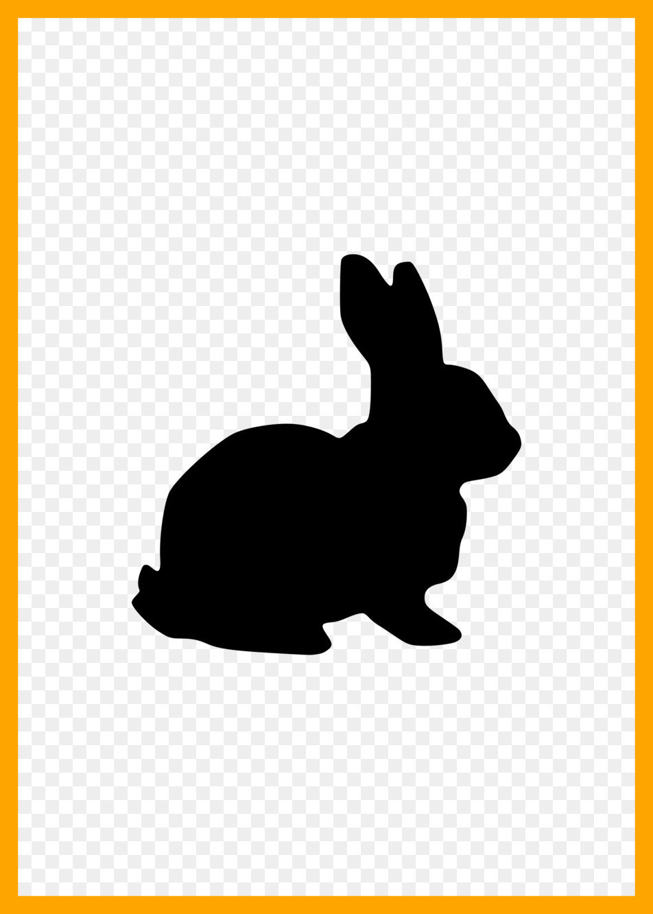 952x1332 Amazing Easter Bunny Vector Set Stock Pics Of Rabbit Silhouette