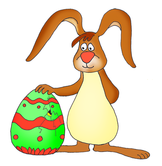 519x531 Funny Easter Bunny Clipart