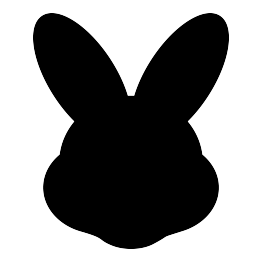 263x262 Bunny Clipart Silhouette