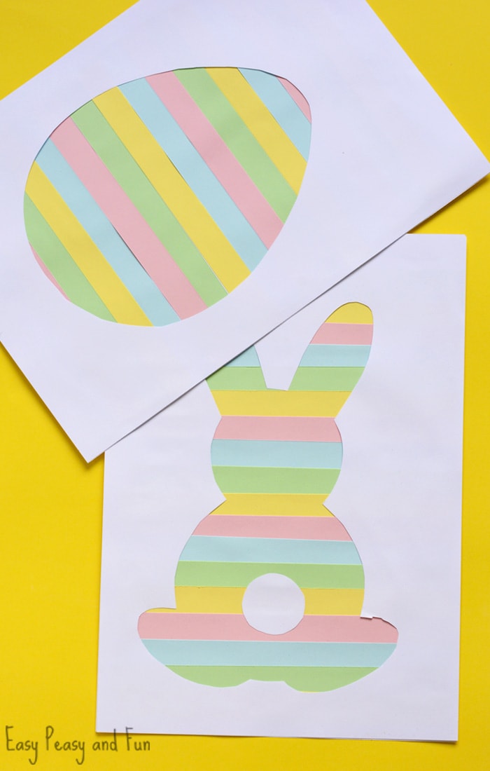700x1100 Printable Easter Silhouette Craft