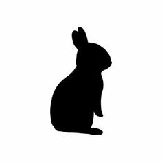 236x236 Bunny Rabbit Reusable Stencil 5 Sizes Available Create