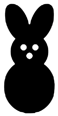 200x400 Peeps Silhouette Clipart