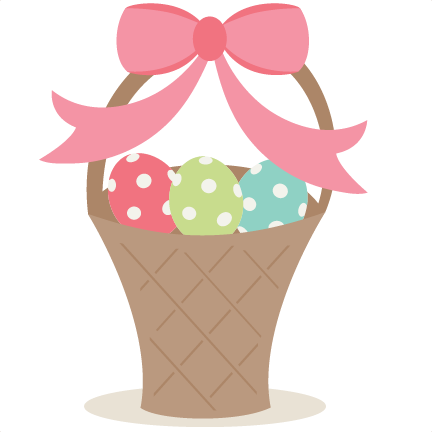 432x432 Easter Basket Svg Scrapbook Cut File Cute Clipart Files