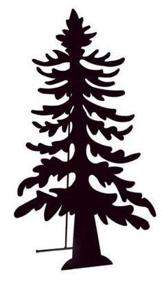 236x412 Engelmann Spruce Silhouette Tattoos Silhouettes