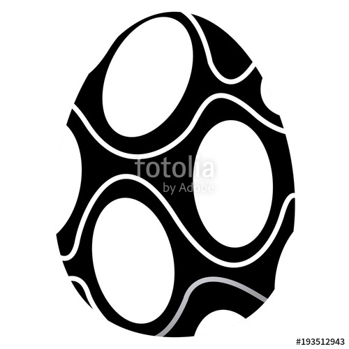 500x500 Easter Egg Silhouette Stock Image And Royalty Free Vector Files