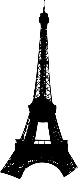 250x570 Eiffel Tower Silhouette